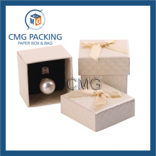 Jewelry Packing Box with Silk Ribbon (CMG-PJB-027)